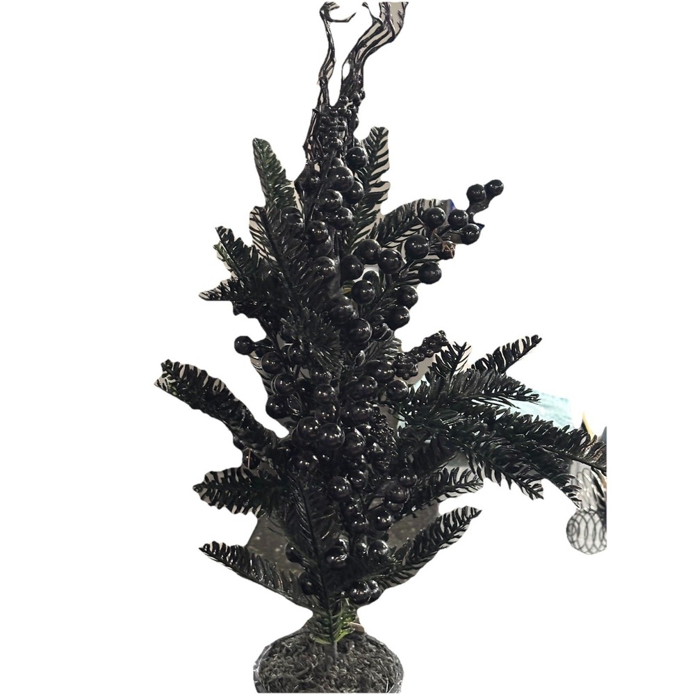 NWT 23" Black Halloween Decorative Tree